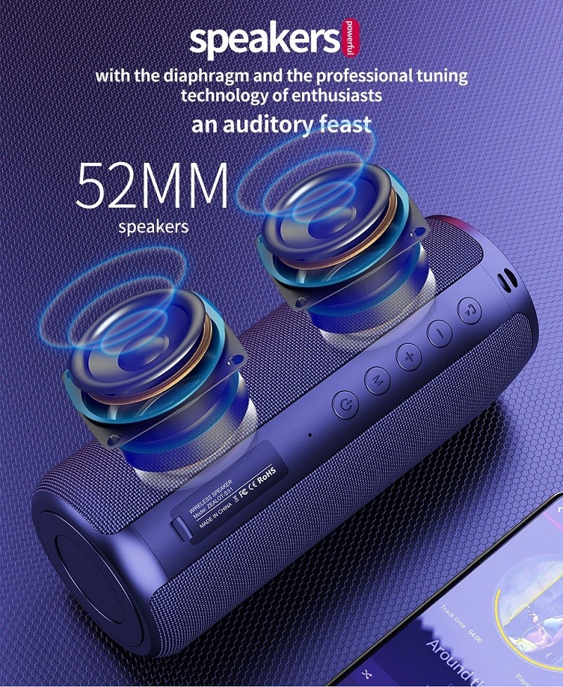 Powerful Portable Bluetooth 5.0 Speaker