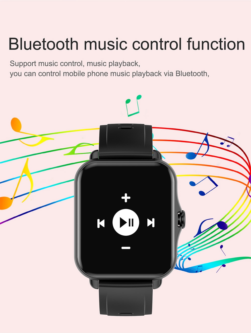 Android Smart Watch with Bluetooth Call Functionality, Music, Fitness Tracker with HD Screen
