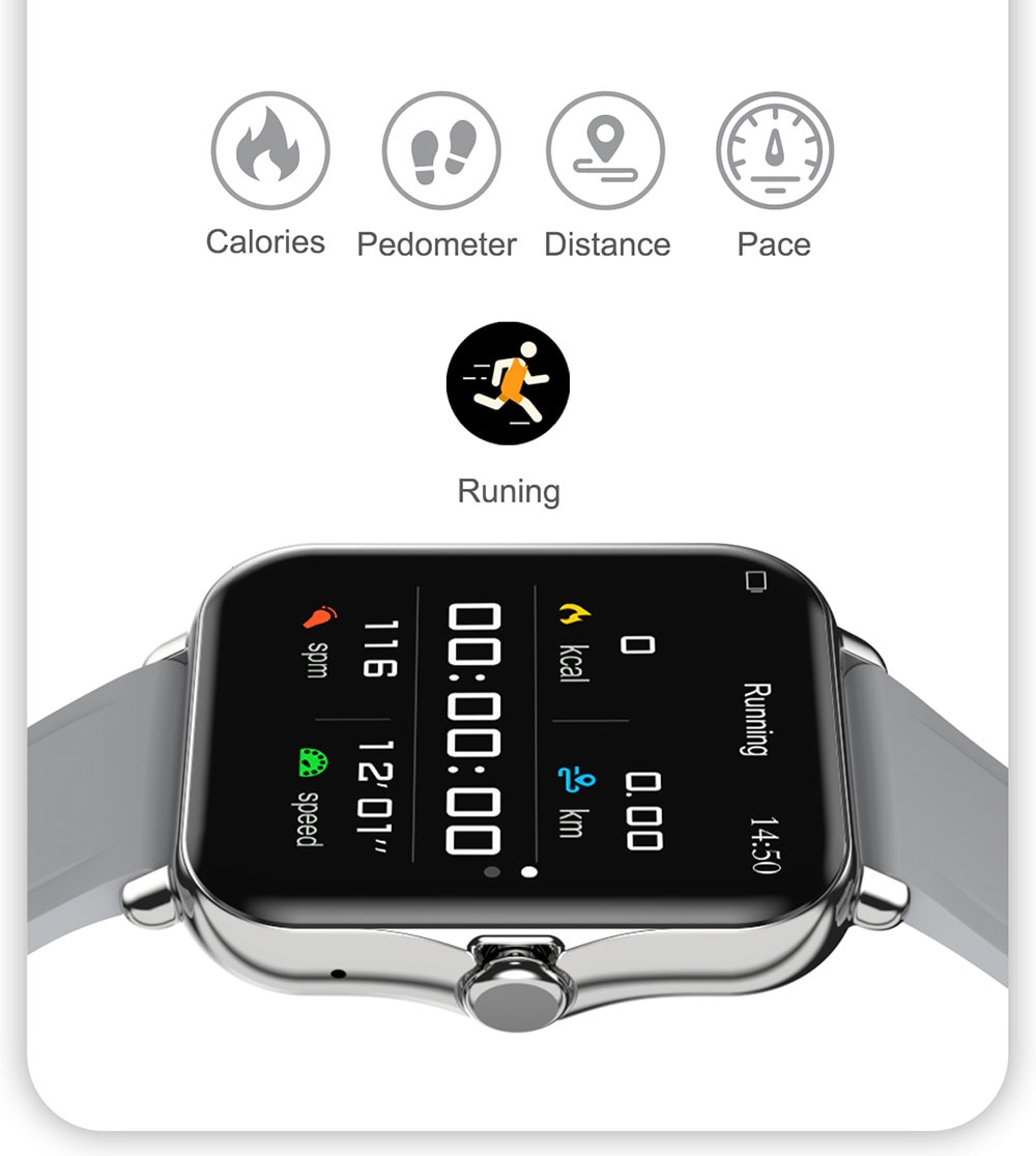 Android Smart Watch with Bluetooth Call Functionality, Music, Fitness Tracker with HD Screen