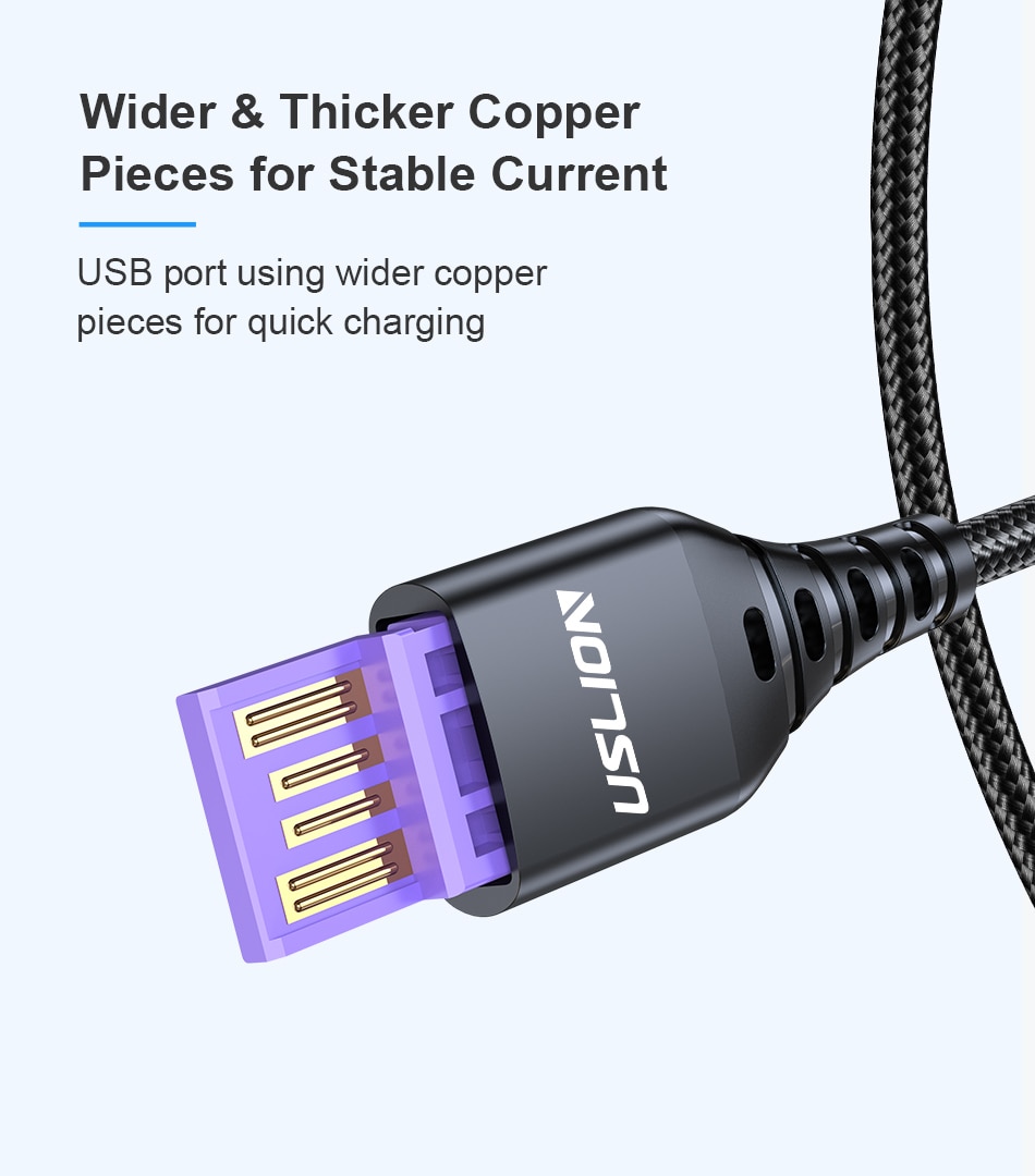 5A USB Type C Cable, Fast Charging Data Cord For latest Android Phones