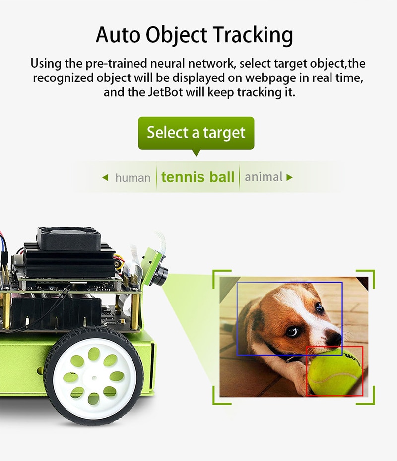 Artificial Intelligence Robot Kit With Facial Recognition & Object Tracking