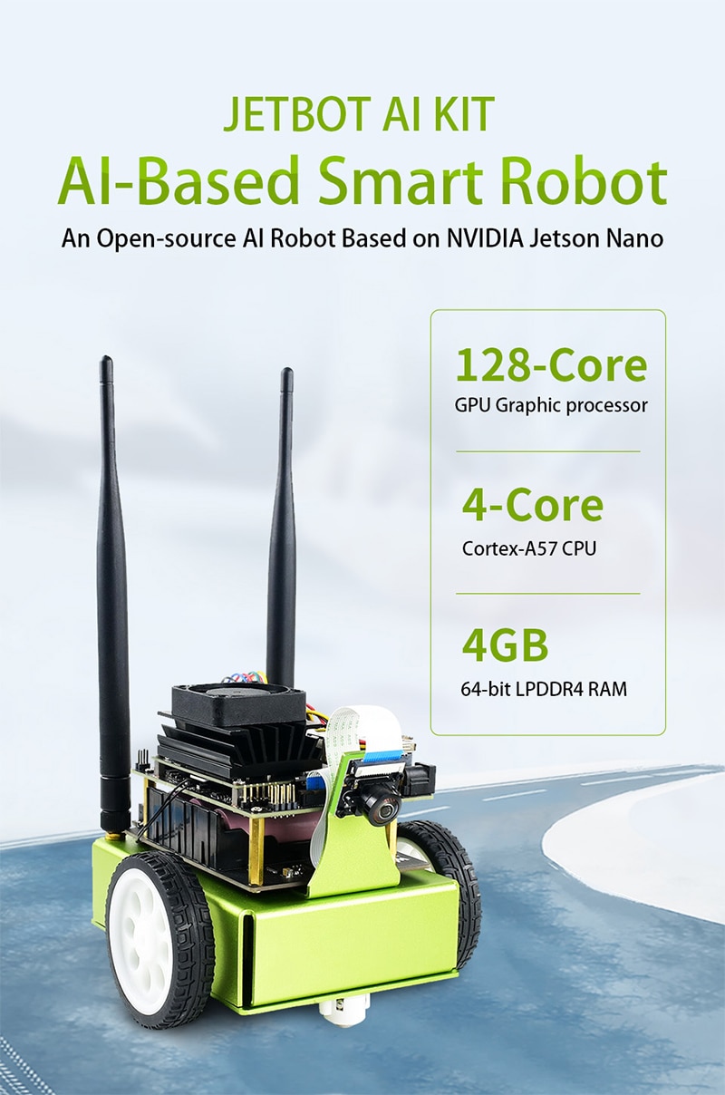 Artificial Intelligence Robot Kit With Facial Recognition & Object Tracking