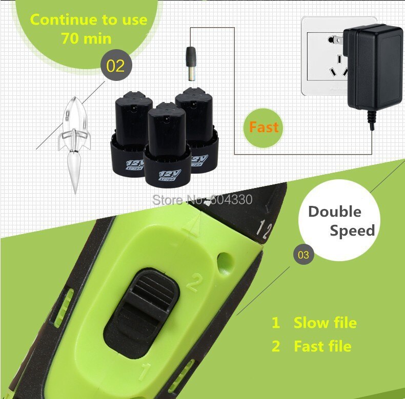 12V Electric Wireless Rechargeable Screwdriver