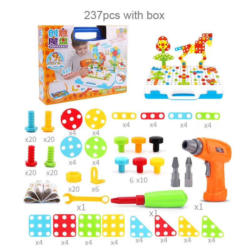 Kid's Electric Construction and Assembly Kit 