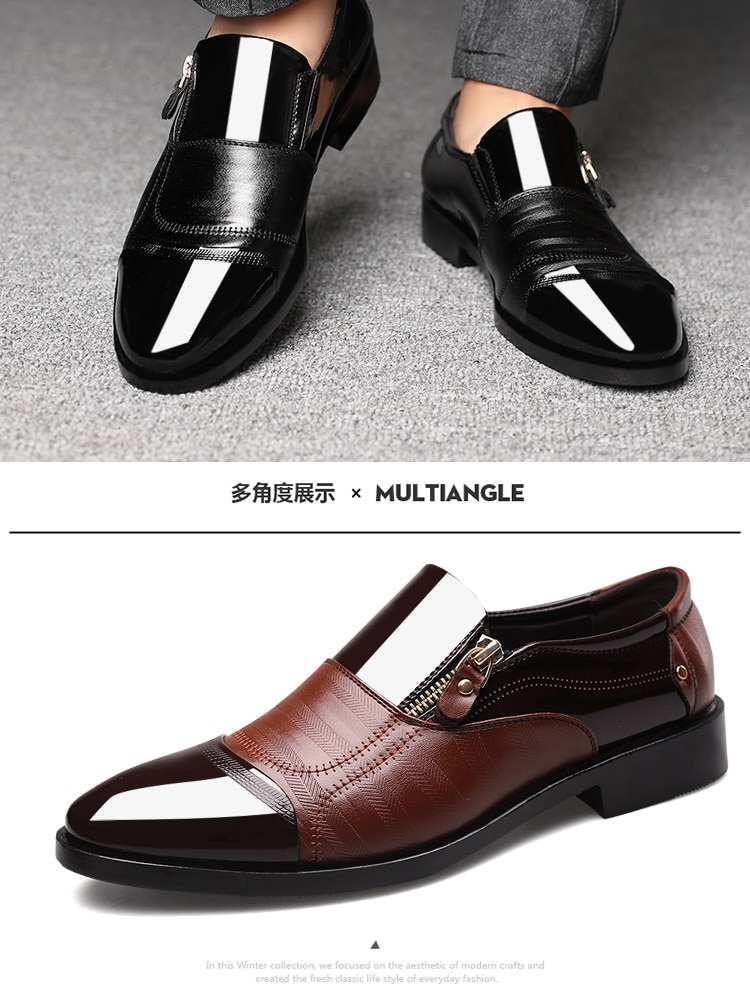 Men's Classic Lacquered Dress Shoes