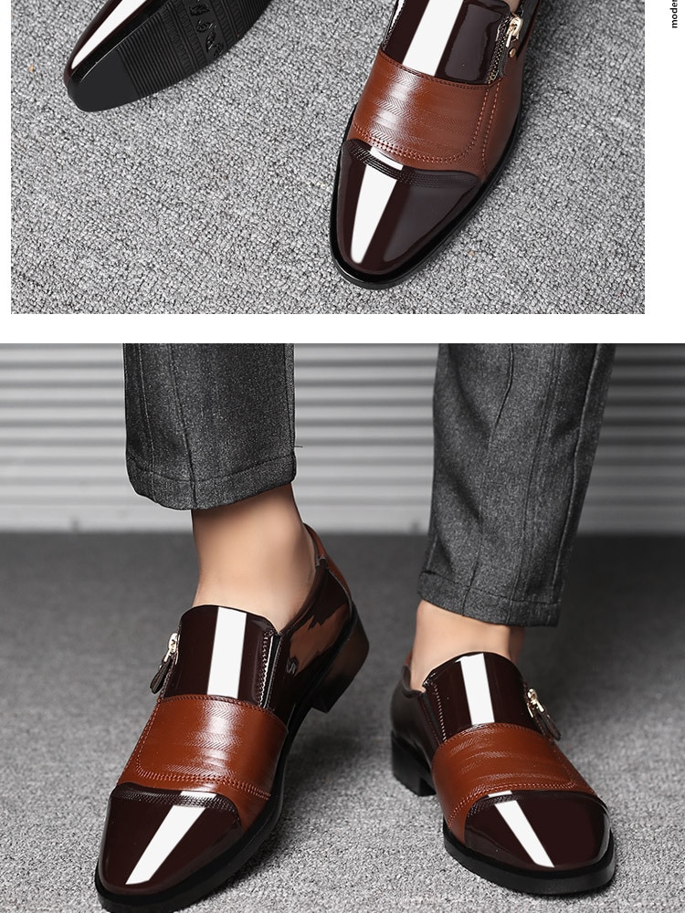 Men's Classic Lacquered Dress Shoes