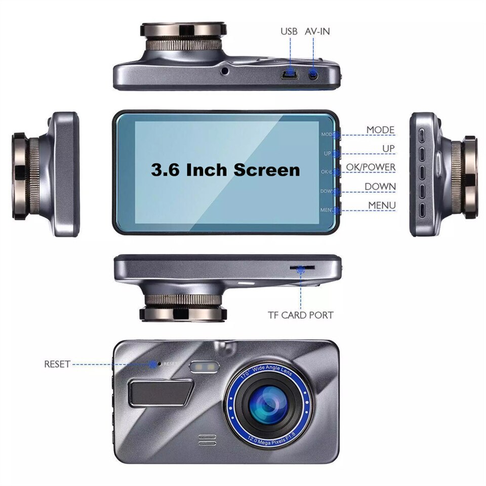 Dual Lens Full HD Dash Camera