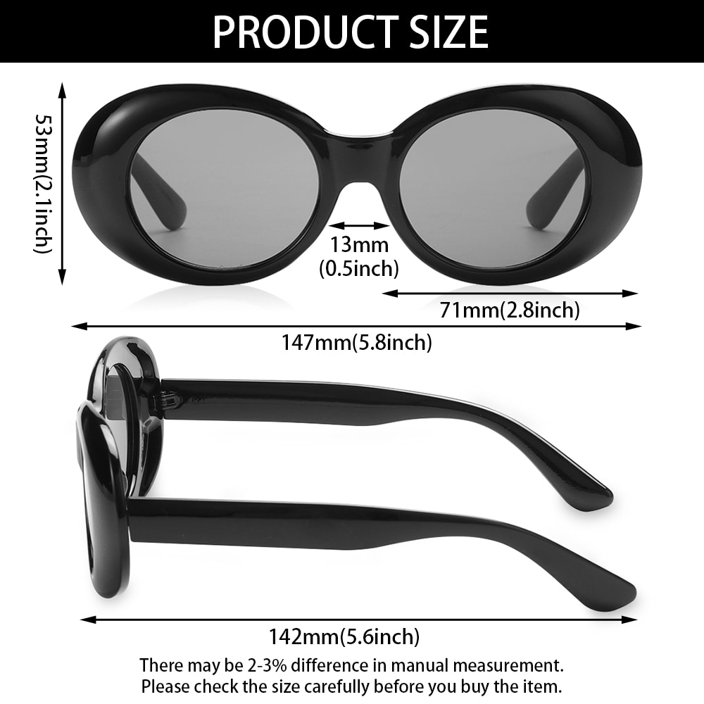 2021 Retro Oval Sunglasses Anti-Reflective Trendy Fashion Women Sunglasses Vintage Sun Glasses UV 400 Protection Eyewear Goggles